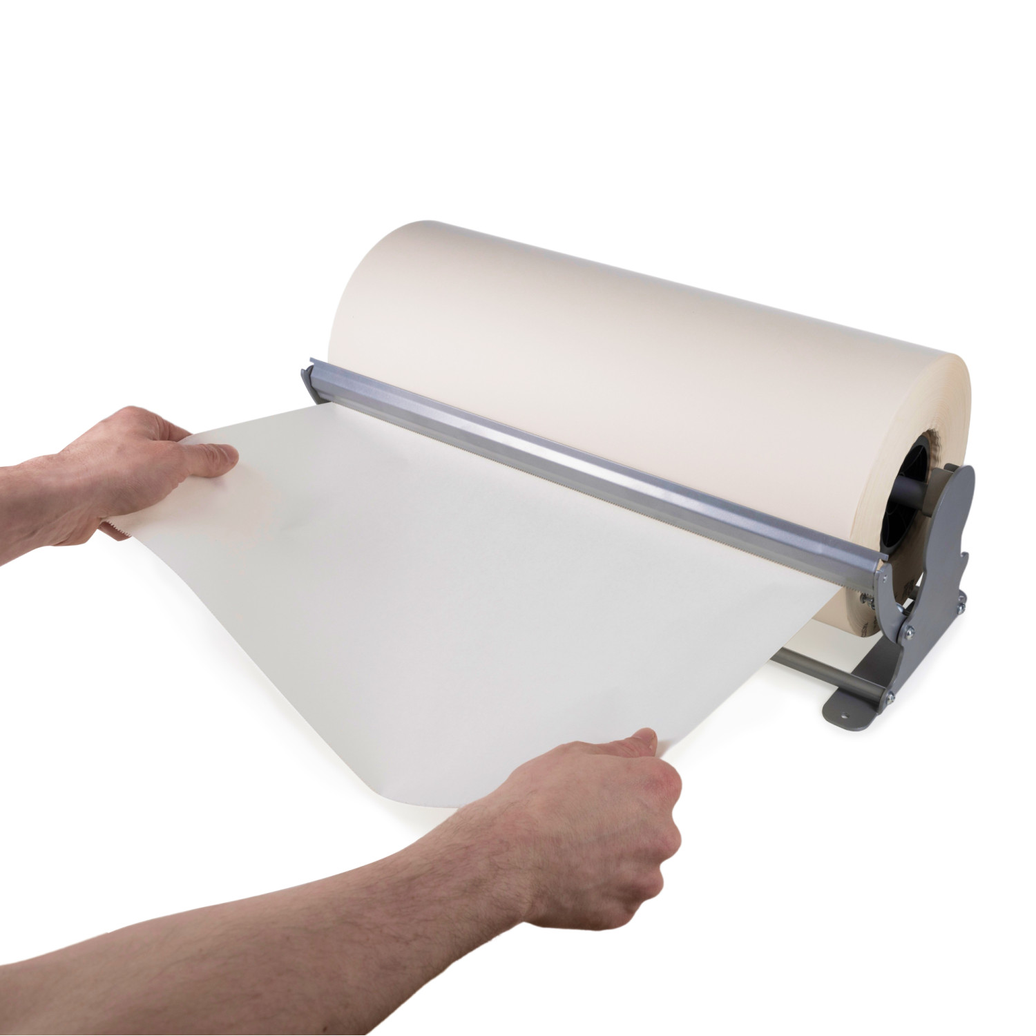 18" x 1800' SatinPack™ Tissue Paper Roll, 20lbs., French Vanilla 3